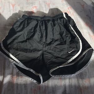 Nike black running shorts